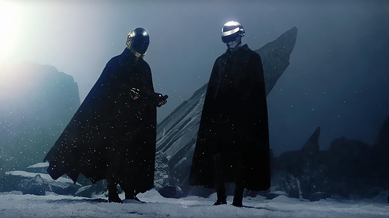 Daft Punk in snow